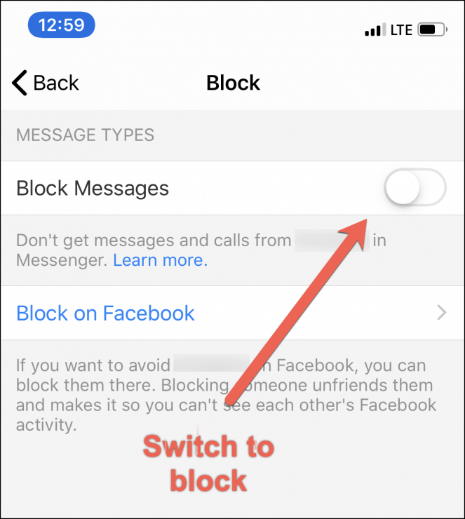 How to Block on Facebook Messenger 2