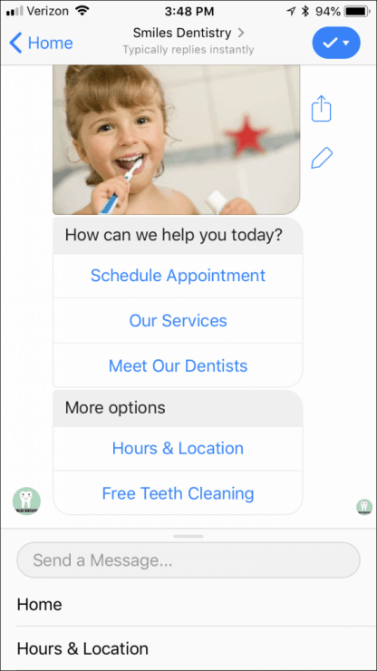 Dentist Chatbot Service