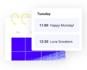 Facebook Tools: Buffer calendar