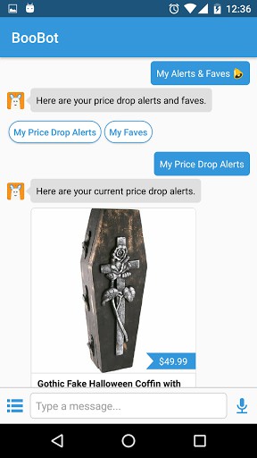 Halloween Chatbot: BooBot Finds Products