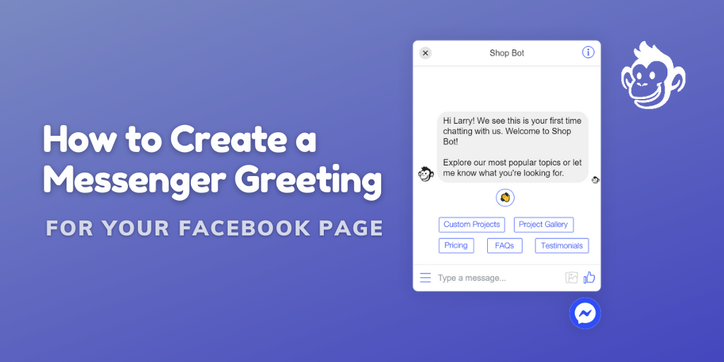 Facebook Messenger Greeting