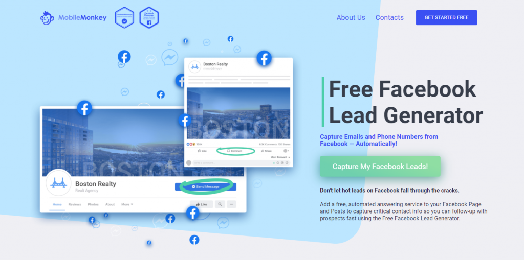 Free Facebook Page Lead Generator by Customers.ai
