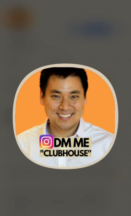 Larry Kim’s profile on Clubhouse for Android and iOS