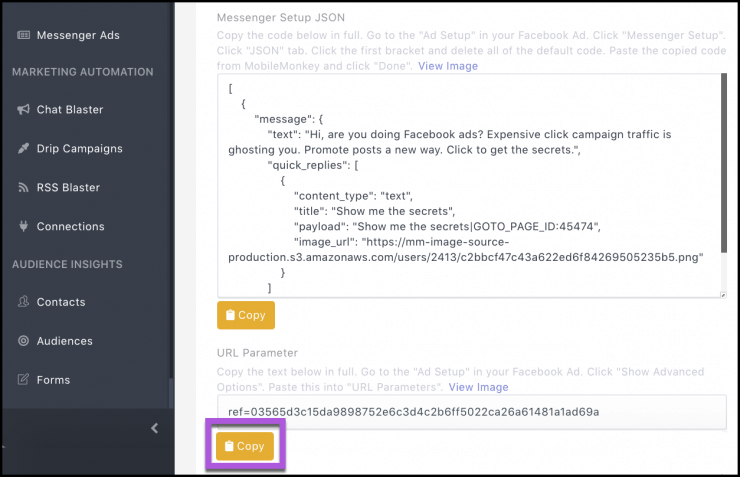copy-messenger-ad-url-parameter