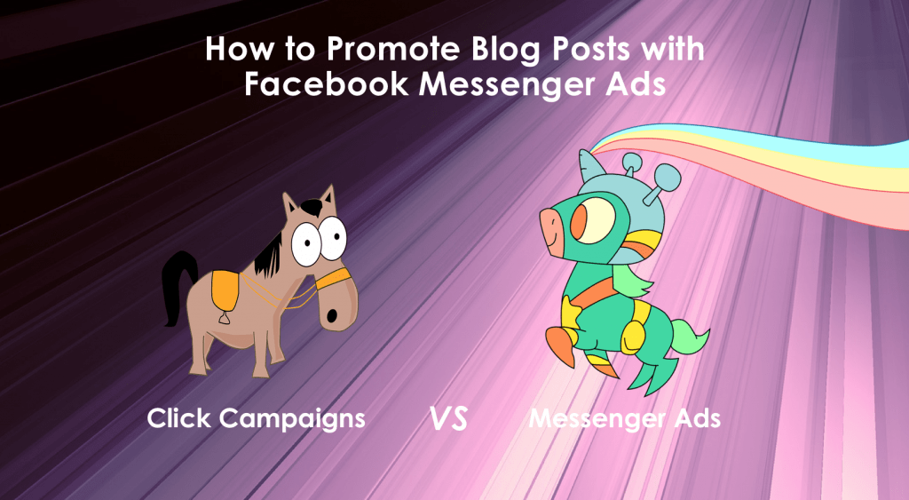 how to promote blog posts facebook messenger ad