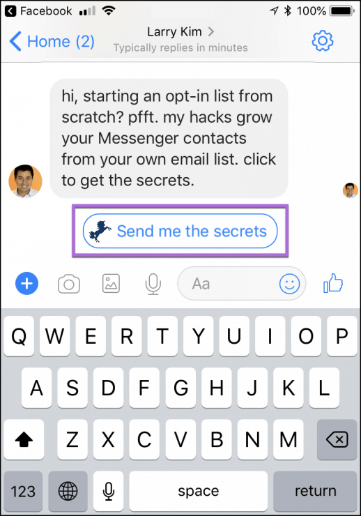 messenger quick question