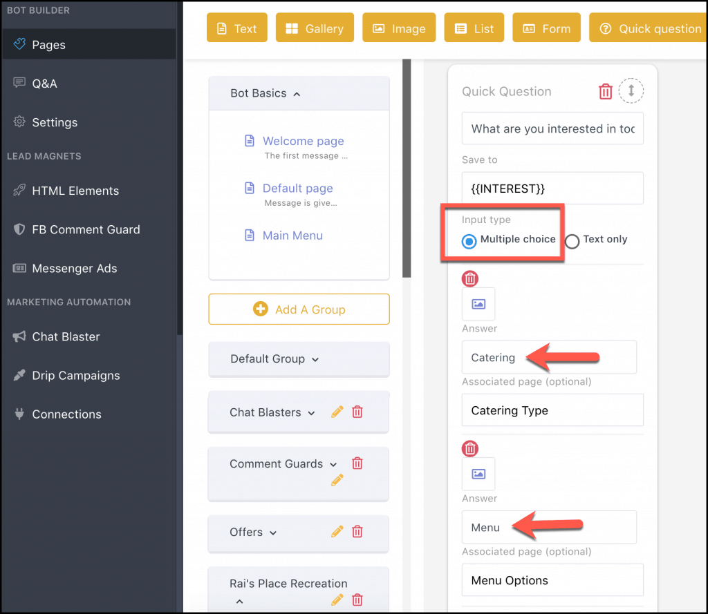 Customer Variables Button Enable Audience Segmentation and Remarketing in Messenger with Easy-to ...