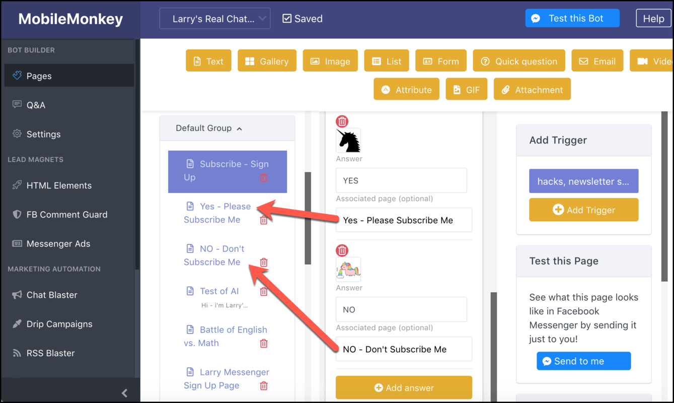 yes-no-associated-pages