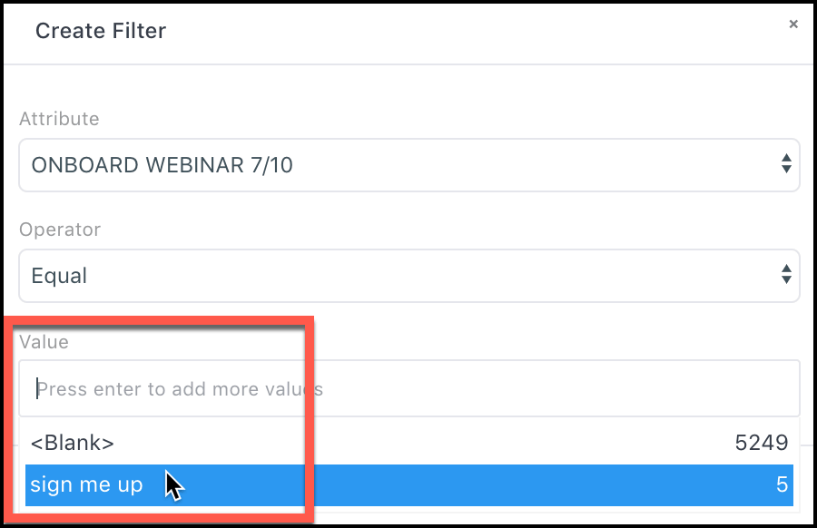 sign-me-up custom variable