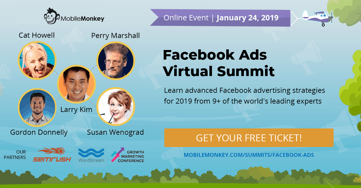 Advanced Facebook Advertising Strategies for 2019 — Join the Free Facebook Ads Virtual Summit Jan. 24!