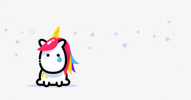 sad unicorn