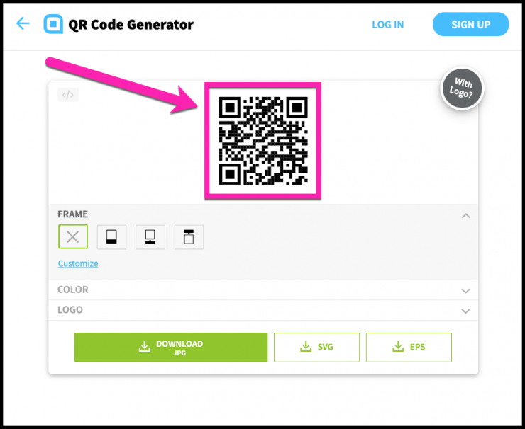 QR Codes for Messenger