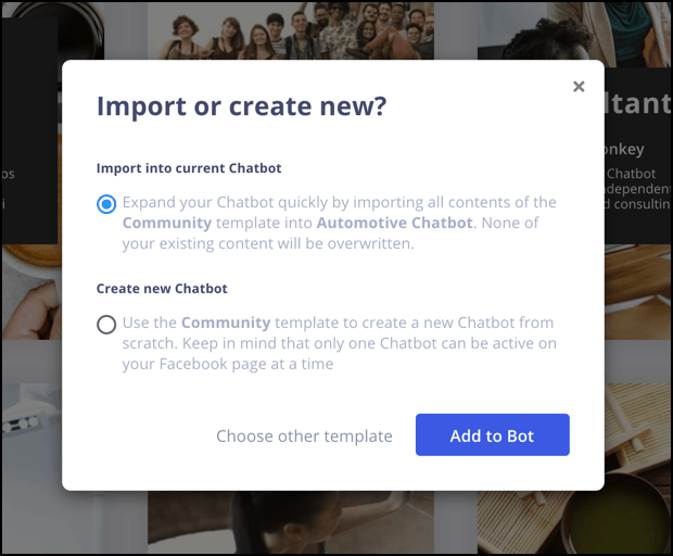 chatbot marketing import new