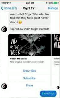 Halloween Chatbots: CryptTV provides scary movies 