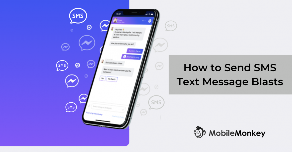 how to send text message blasts