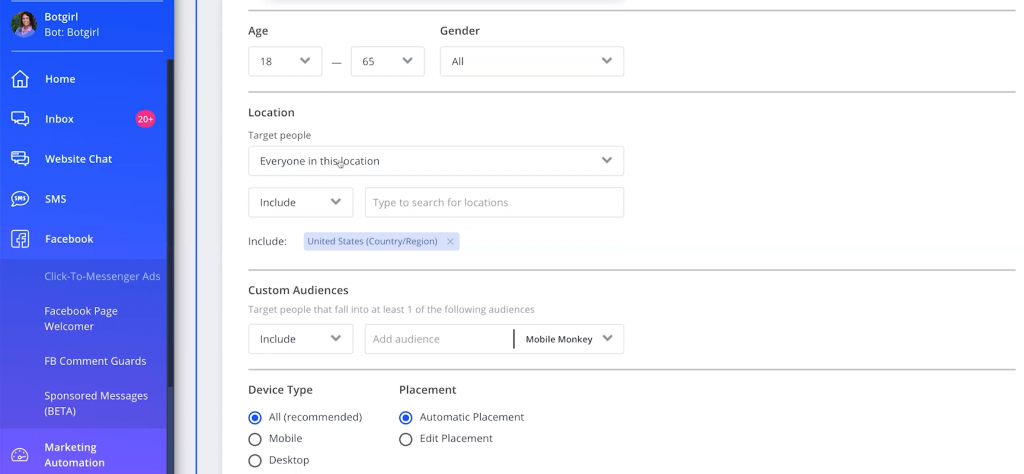 Selecting your ideal audience