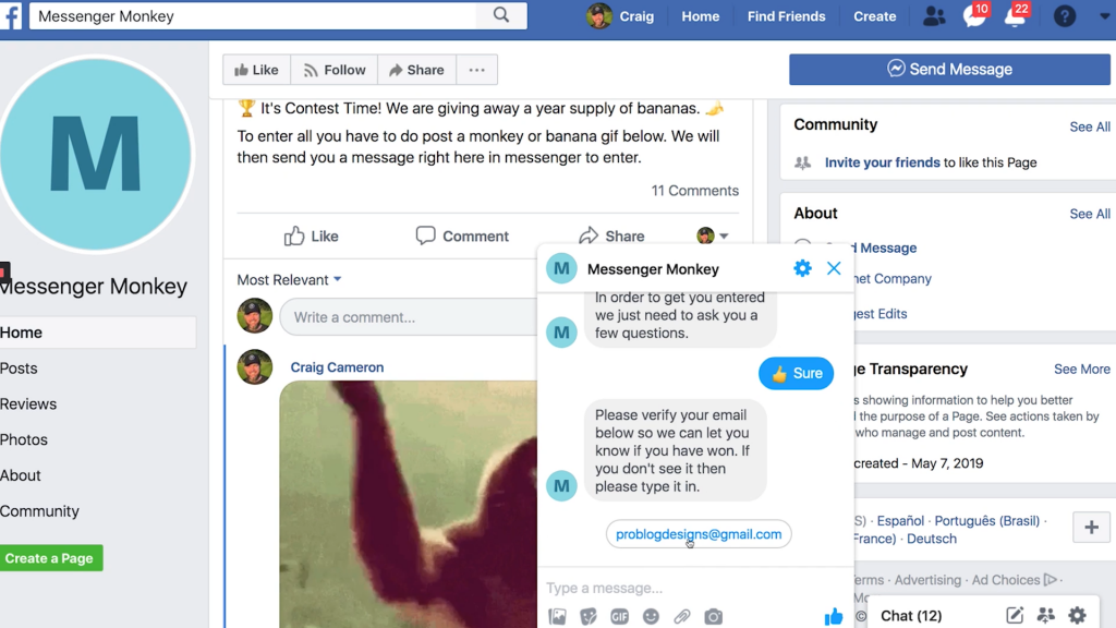 Create a Facebook Giveaway Bot for Your Campaign