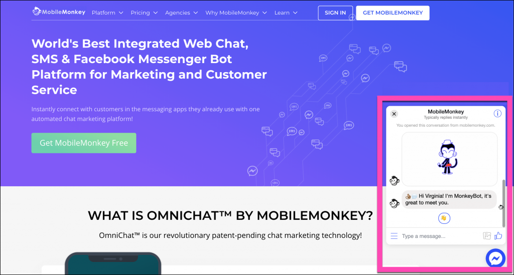 advanced chatbot builder for messenger
