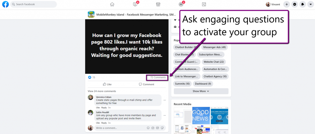 why have engaging posts? Find out more about how your facebook