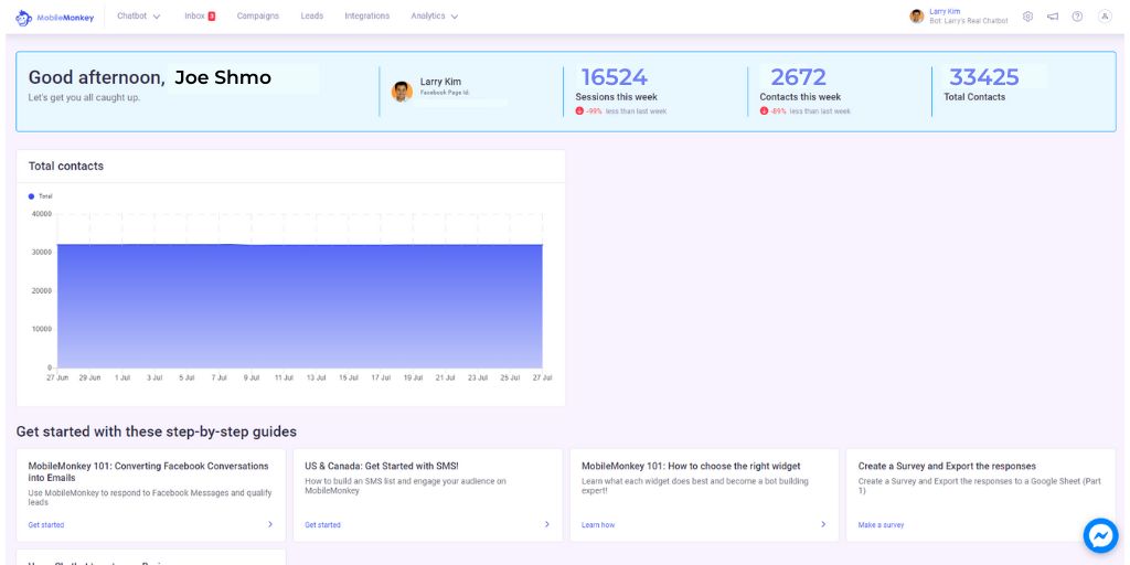 Customers.ai Dashboard