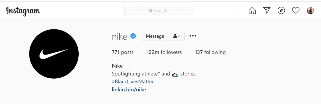 Nike 2025 instagram accounts