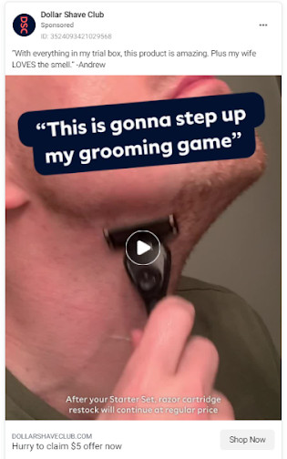 Dollar Shave Club ad