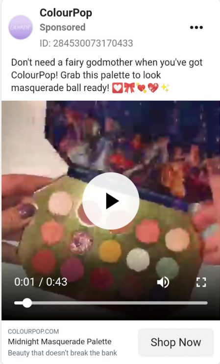 ColourPop ad