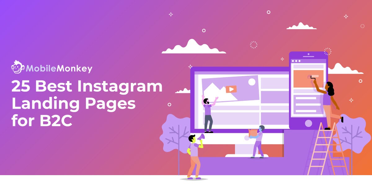 25 Best Instagram Landing Pages for B2C Advertisers and Brand Managers