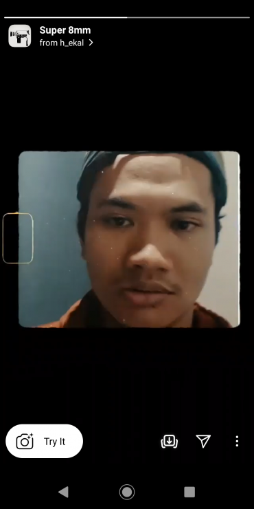 Super 8mm Instagram Story filter