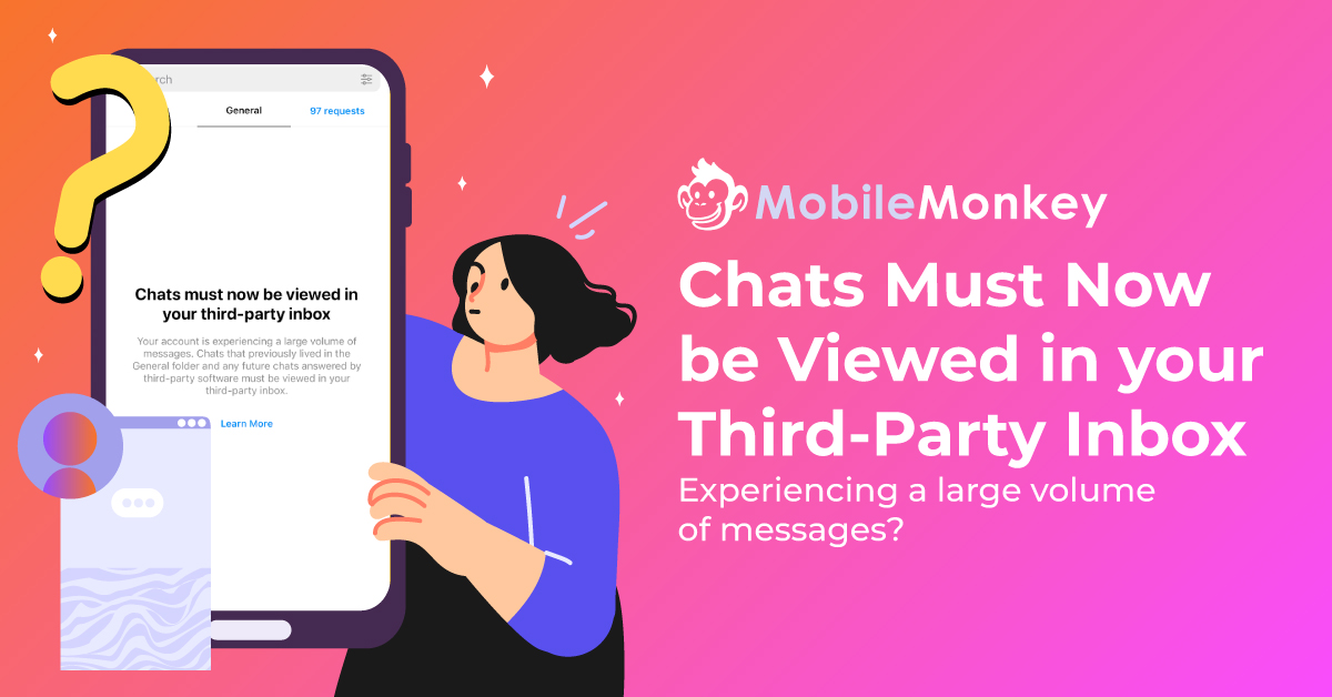Instagram Chats Must Now Be Viewed in Your Third-Party Inbox: What to Do about High Messaging Volume