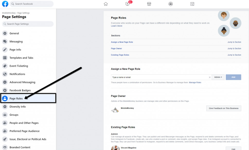 How To Add Admin To Facebook Page And Manage Business Page Roles