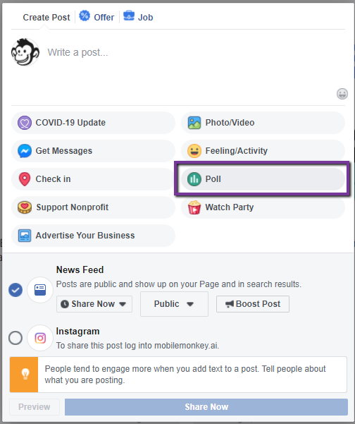 How To Create a Facebook Poll in 7 Easy Steps