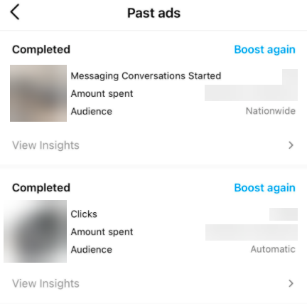 instagram ad insights