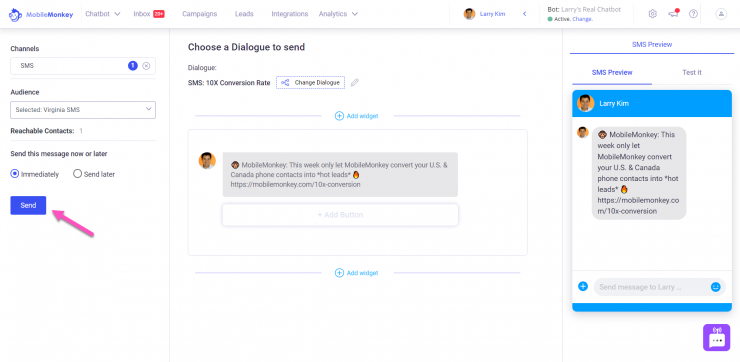 How to Send a Link in a Text for SMS Marketing in 3 Steps