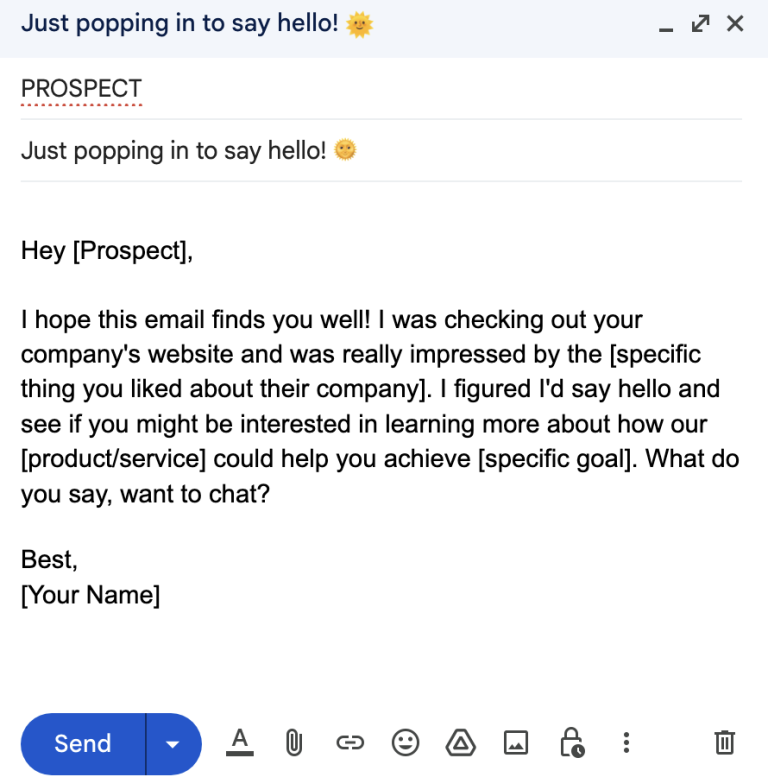 25 Sales Prospecting Email Templates for Better Results - Customers.ai