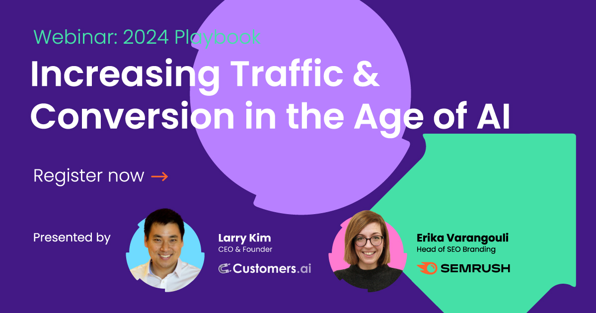 How to Increase Traffic & Conversion with AI Webinar