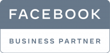 facebook business partner badge with container