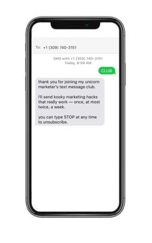 sms tools for keyword opt-in
